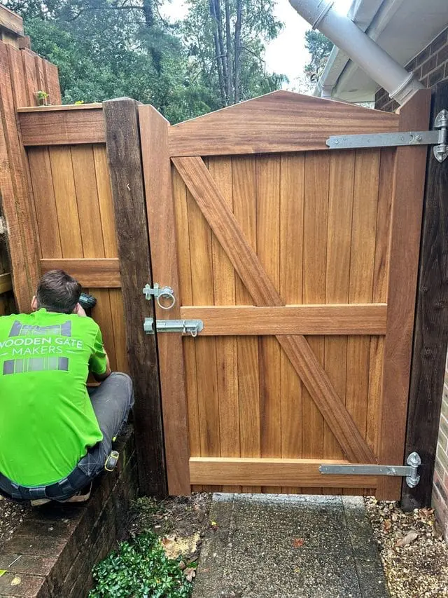 Wooden side gates