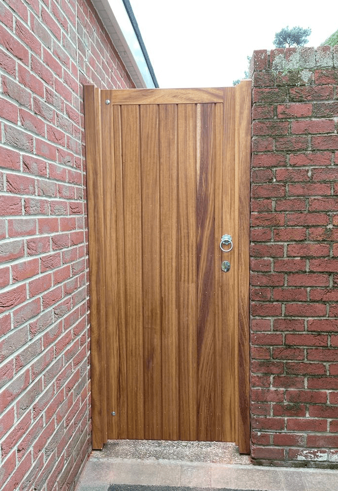 Wooden side gates